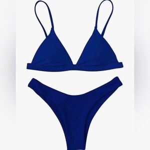 Blue bikini set #beachwear #swimwear #bikini